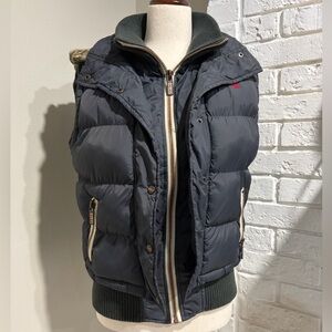 Soulcal & Co Navy Quilted Puffer Vest Jacket